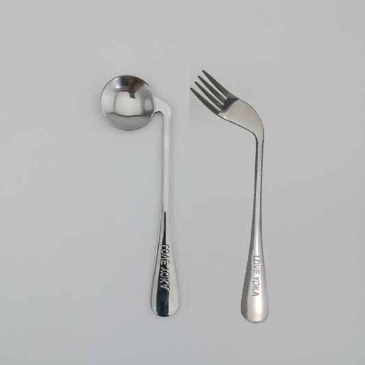 Swivel Adaptive Fork and Spoon for Limited Mobility