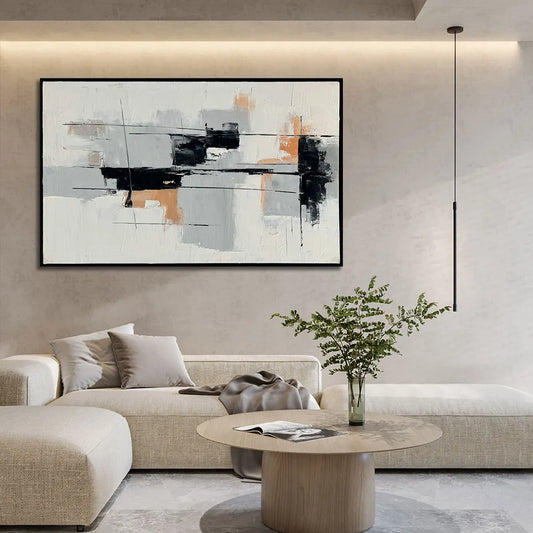 Modern Abstract Hand-Painted Oil Canvas Wall Art