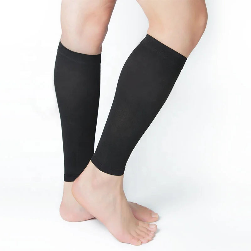 Unisex Footless Compression Socks 23-32mmHg Pressure Knitted Splints Leg Brace for Swelling Varicose Veins Calf