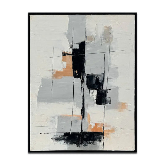 Modern Abstract Hand-Painted Oil Canvas Wall Art