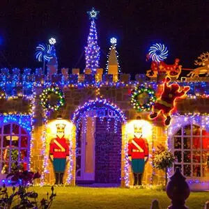 RGBIC LED Fairy String Lights, USB, IP65, Smart Control