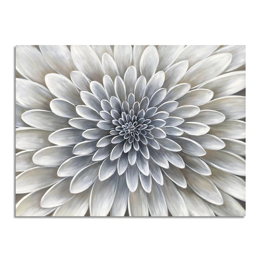 Canvas Wall Art — Oversized Daisy Floral Painting