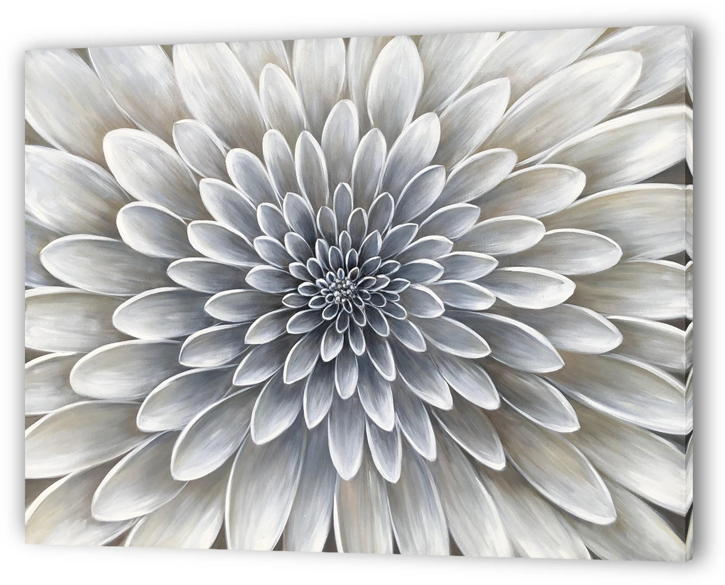 Canvas Wall Art — Oversized Daisy Floral Painting