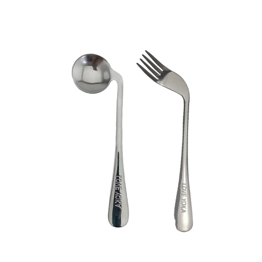 Swivel Adaptive Fork and Spoon for Limited Mobility